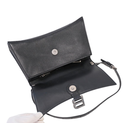 Balenciaga Crush Sling Small Leather Shoulder Bag