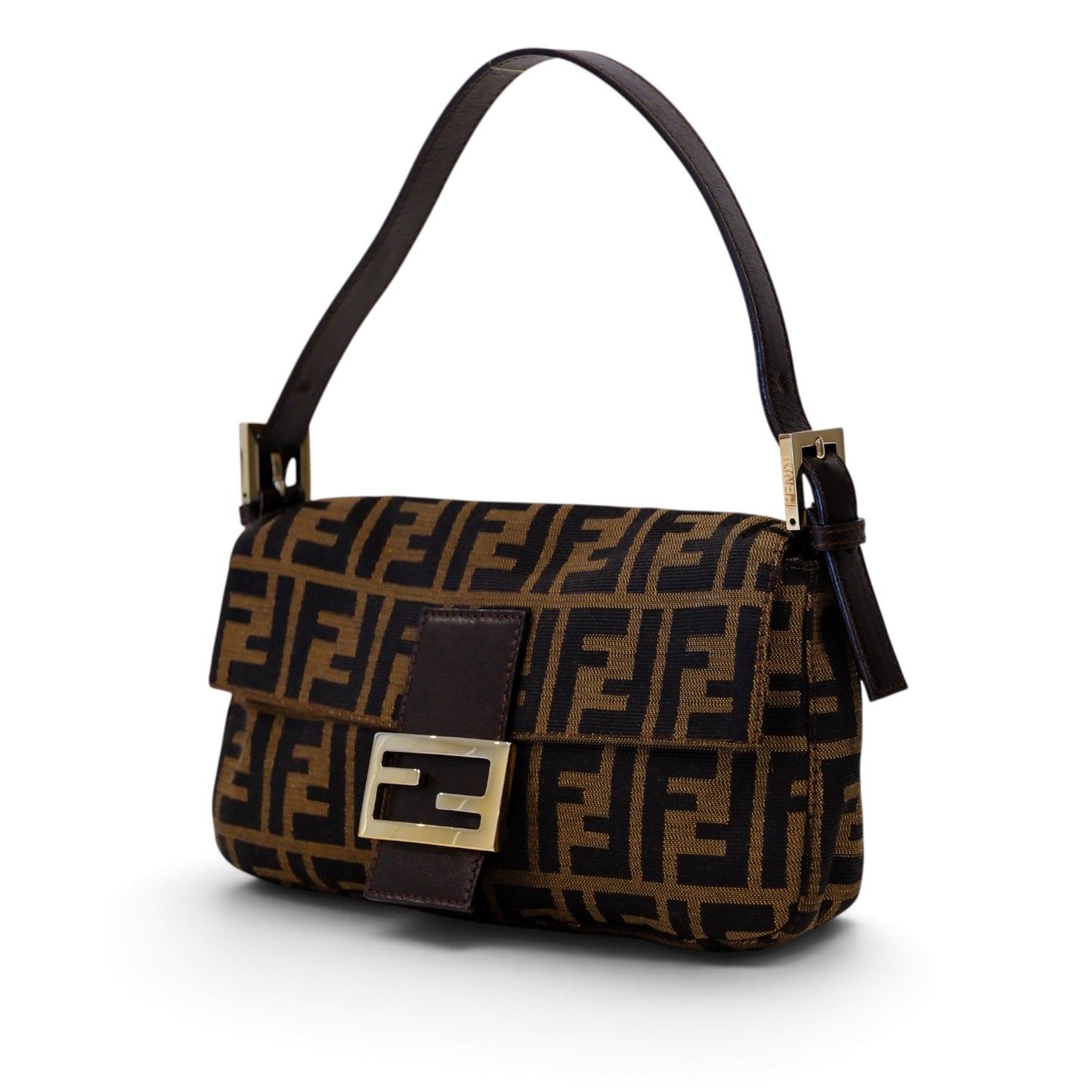 Fendi Zucca Baguette Handbag