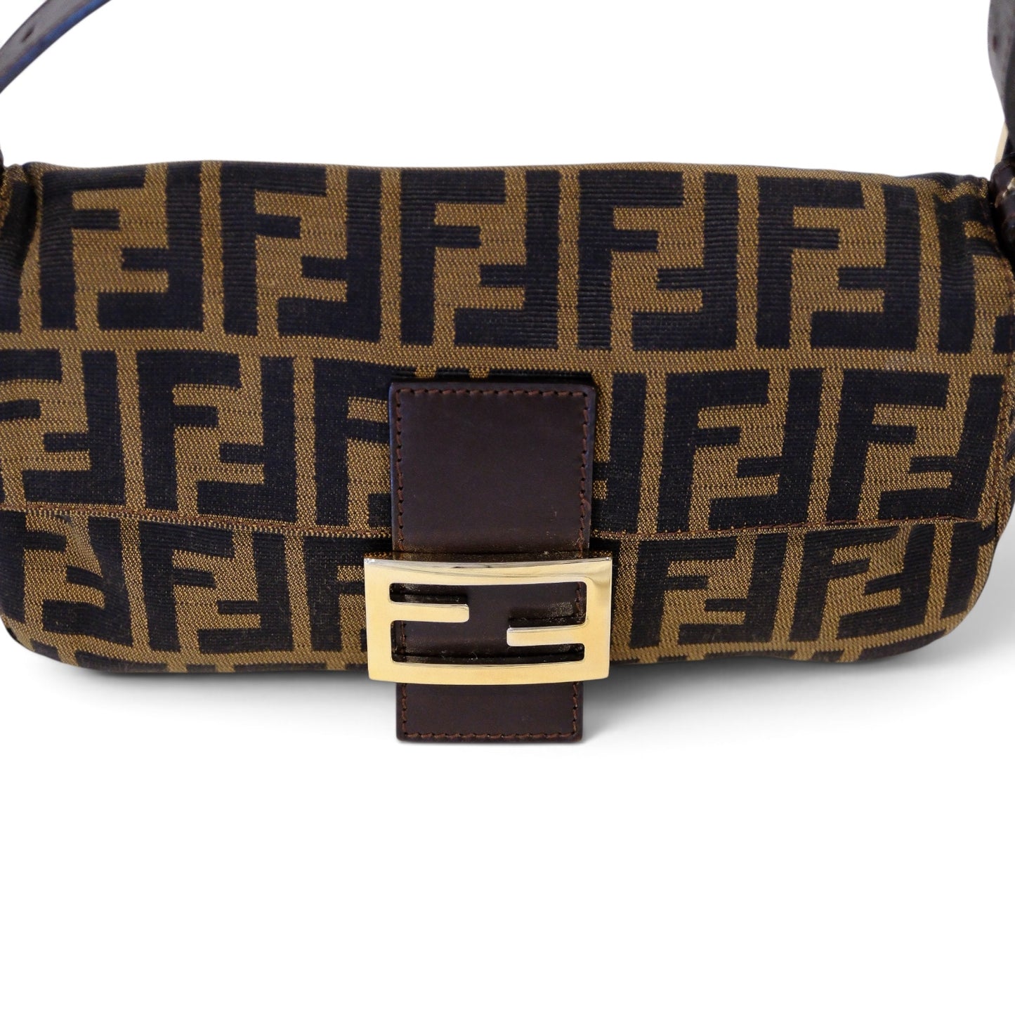 Fendi Zucca Baguette Handbag