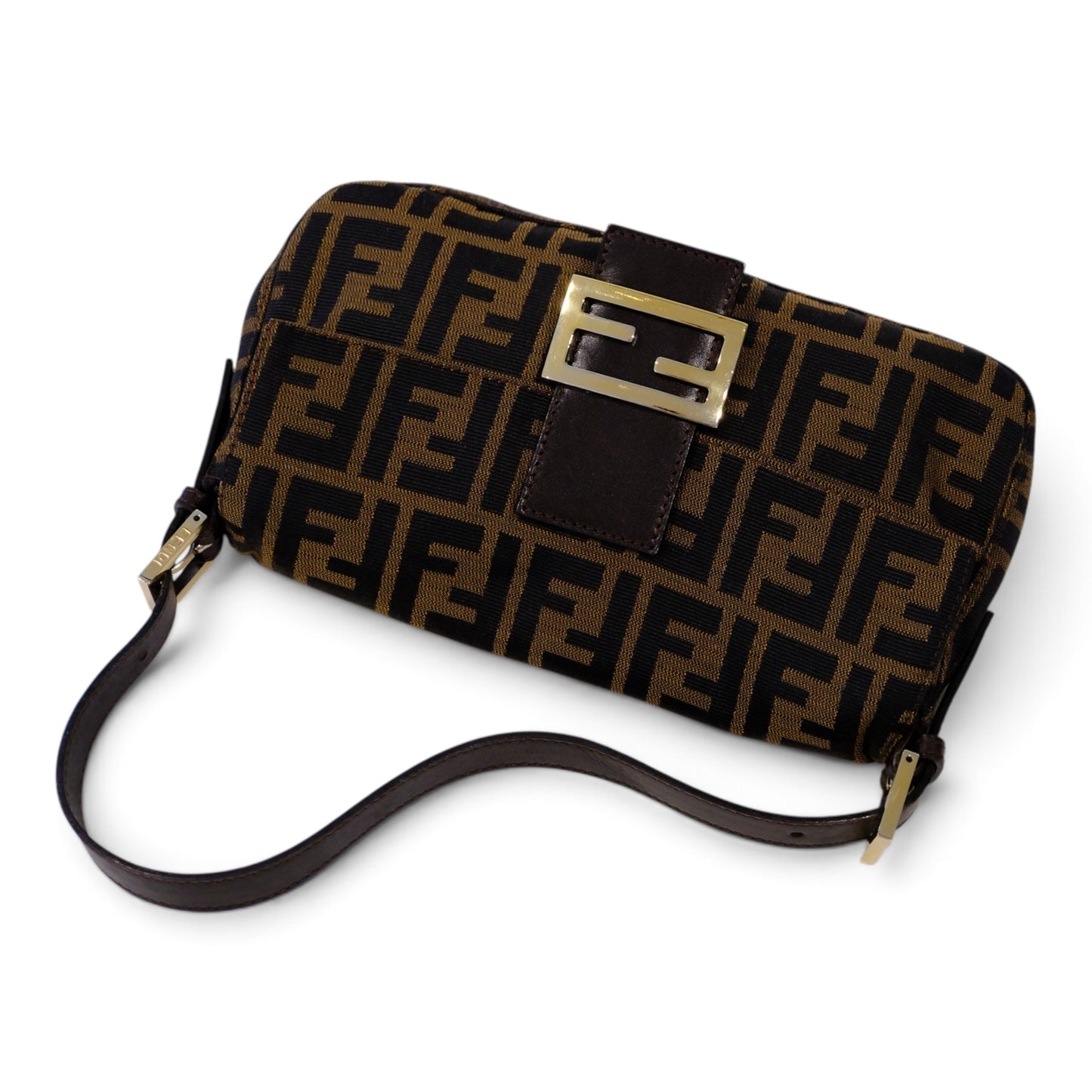 Fendi Zucca Baguette Handbag