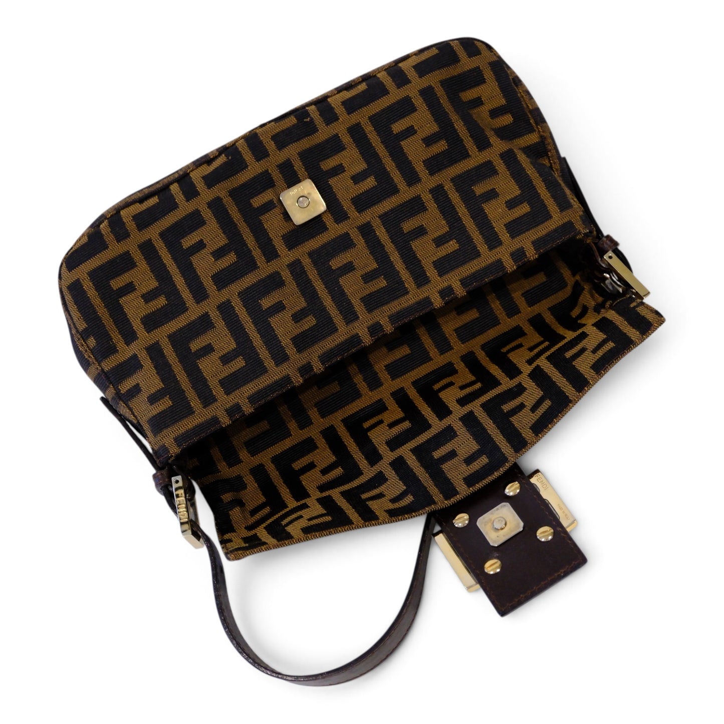 Fendi Zucca Baguette Handbag