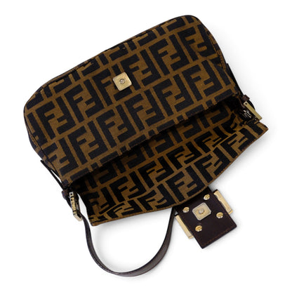 Fendi Zucca Baguette Handbag