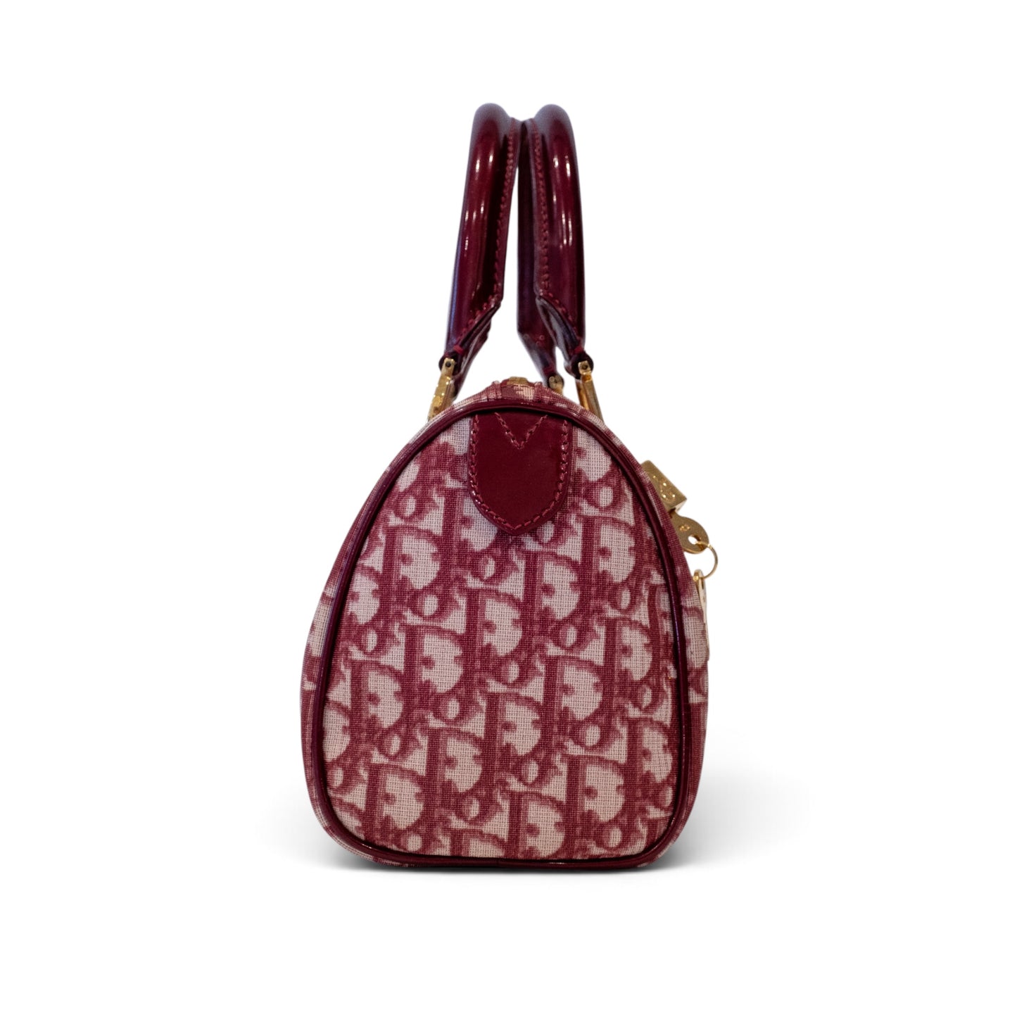 Christian Dior Trotter Canvas Boston Bag
