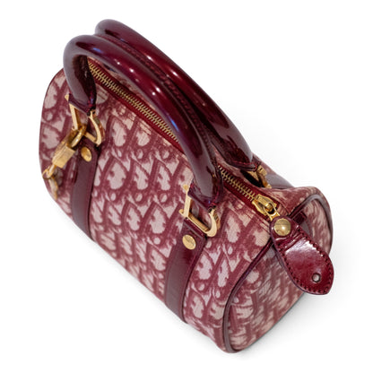 Christian Dior Trotter Canvas Boston Bag