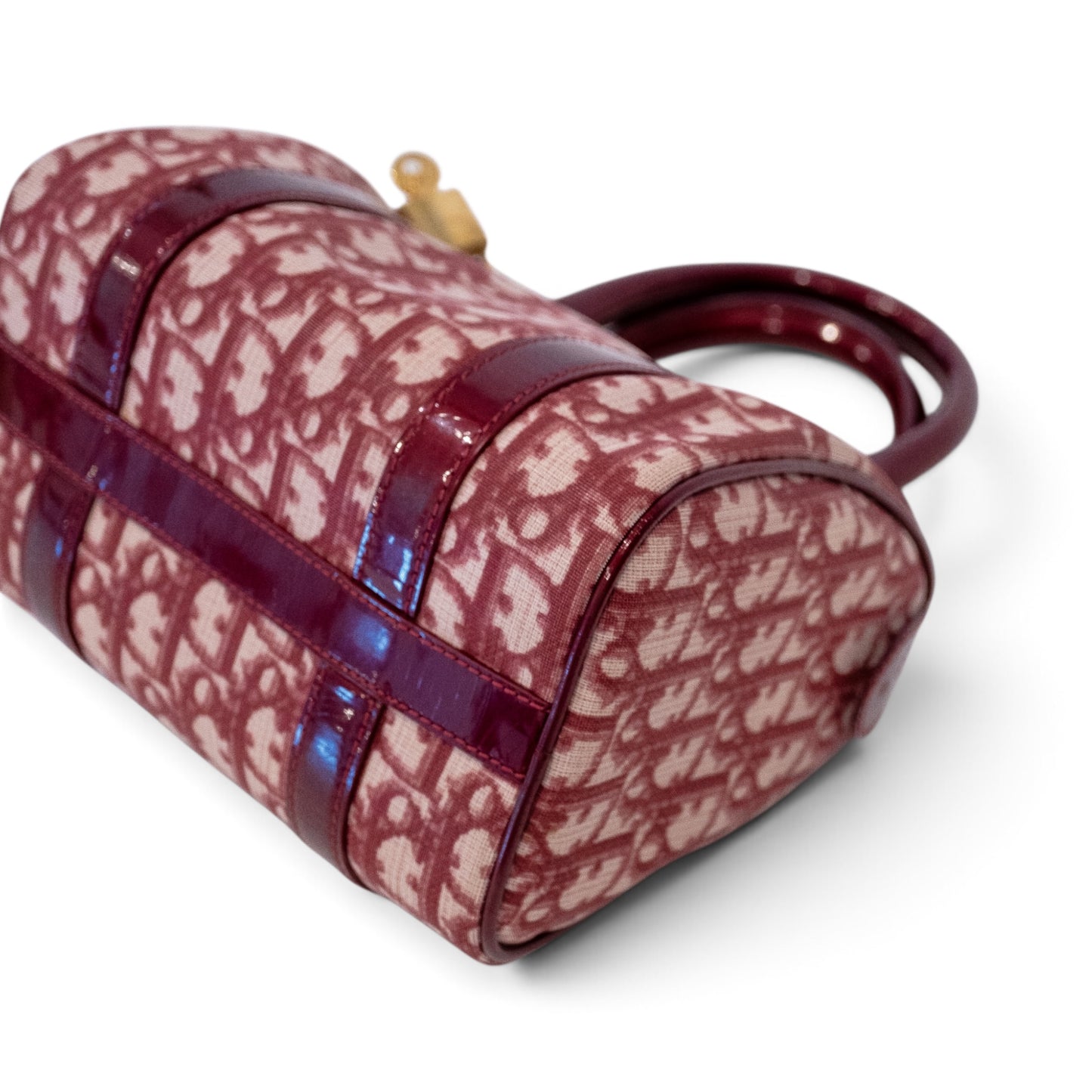 Christian Dior Trotter Canvas Boston Bag