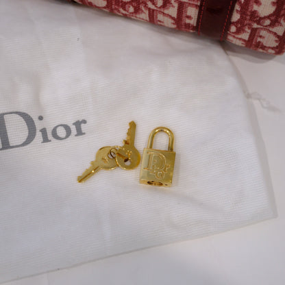 Christian Dior Trotter Canvas Boston Bag