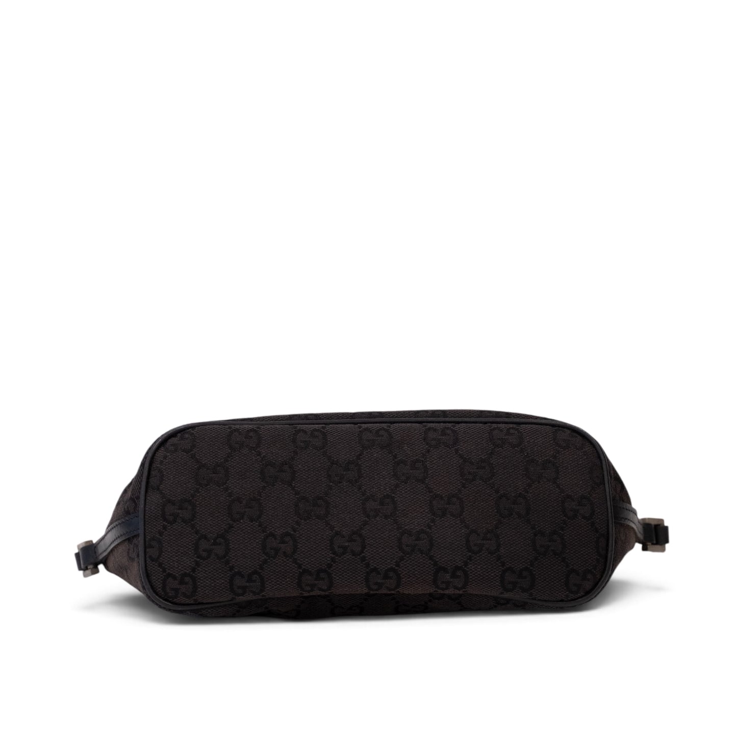 Gucci Monogram Black Canvas Boat Pochette