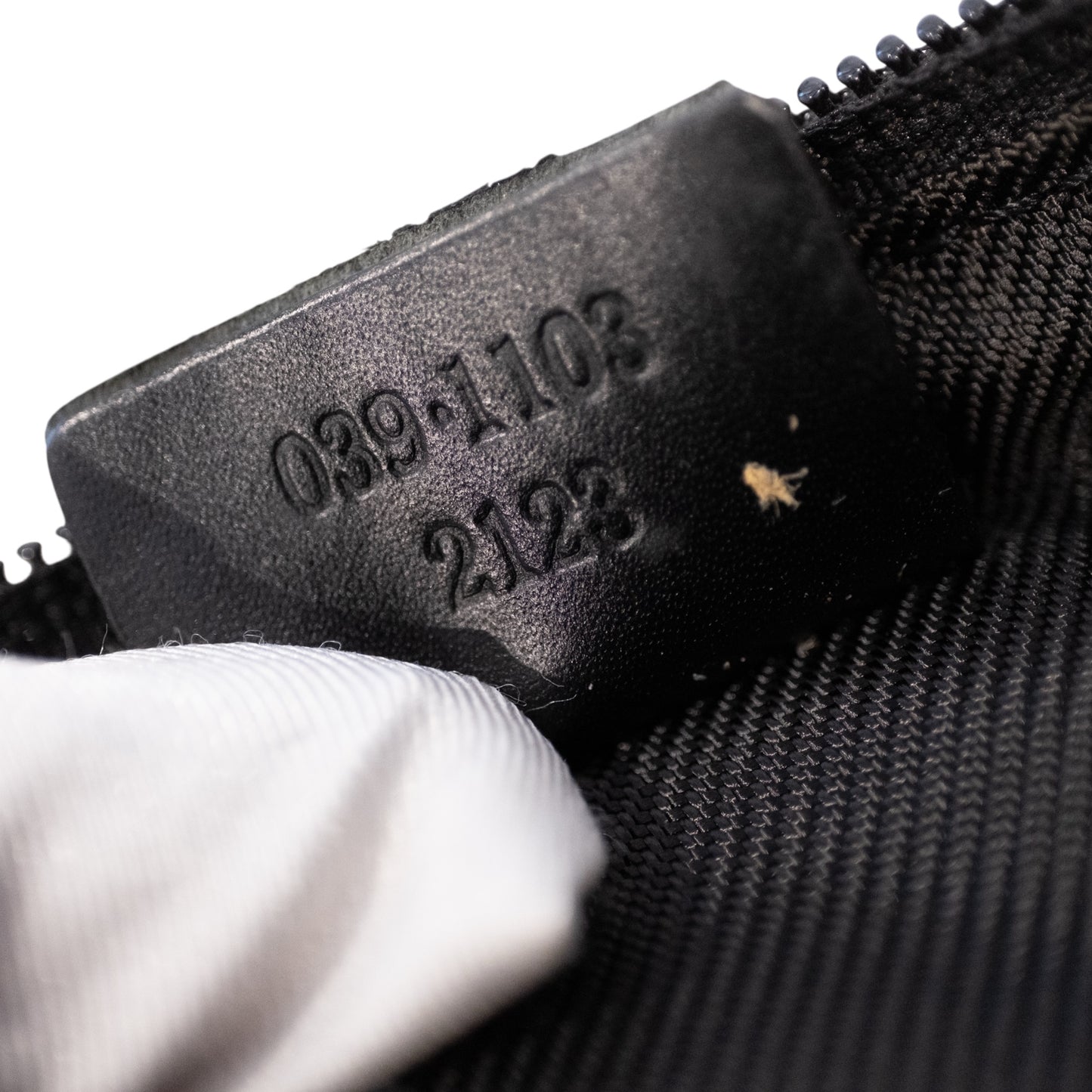 Gucci Monogram Black Canvas Boat Pochette
