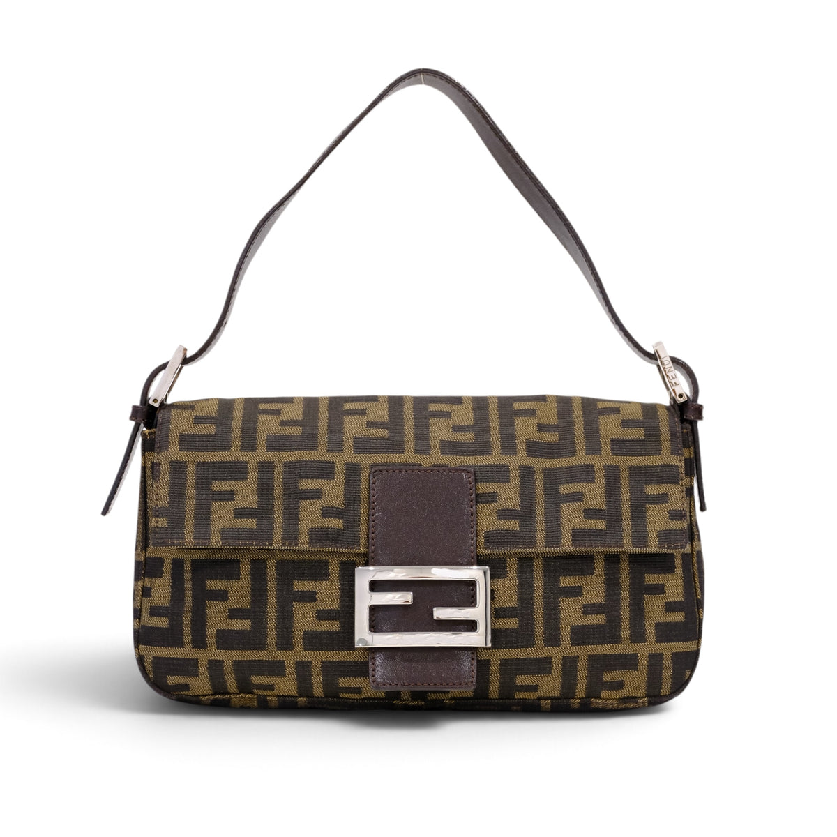 Fendi Zucca Baguette Handbag