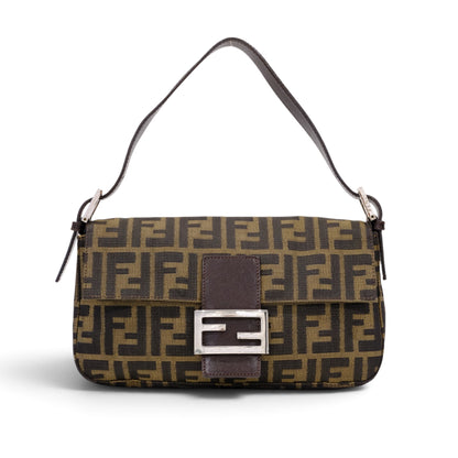 Fendi Zucca Baguette Handbag