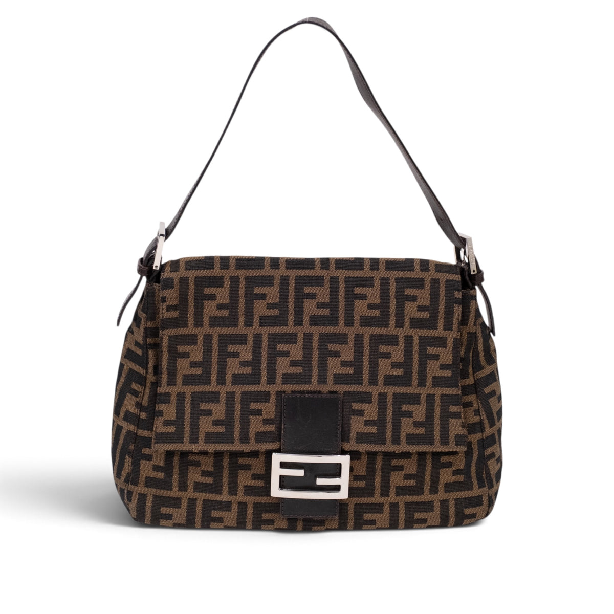 Fendi Zucca Mama Baguette Shoulder Bag