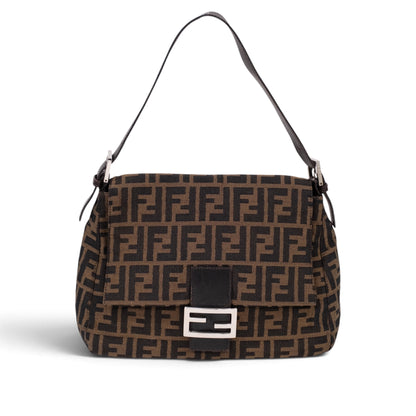 Fendi Zucca Mama Baguette Shoulder Bag