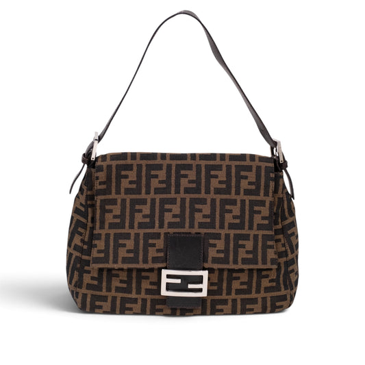 Fendi Zucca Mama Baguette Shoulder Bag