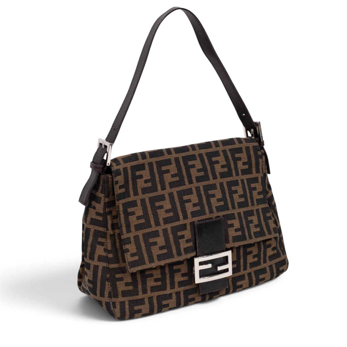 Fendi Zucca Mama Baguette Shoulder Bag