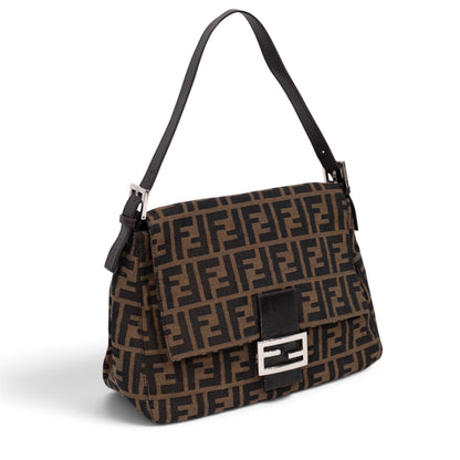 Fendi Zucca Mama Baguette Shoulder Bag