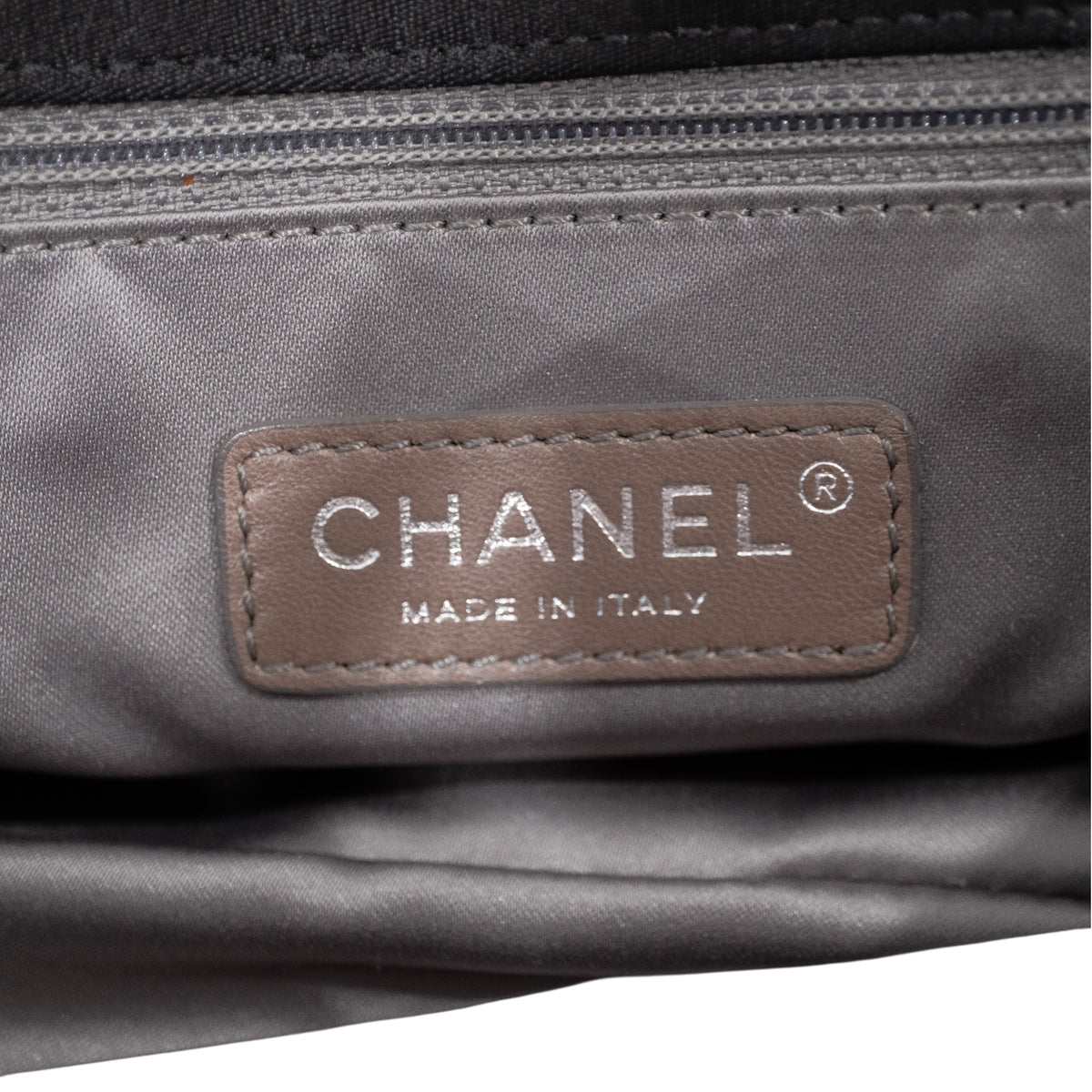 Chanel Black Quilted Satin Classic Flap Bag
