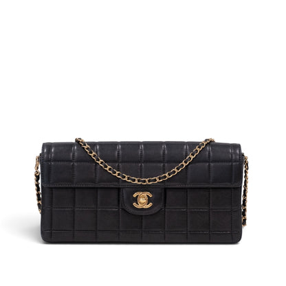 Chanel Chocolate Bar Lambskin Chain Shoulder Bag
