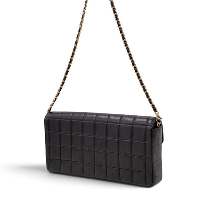 Chanel Chocolate Bar Lambskin Chain Shoulder Bag