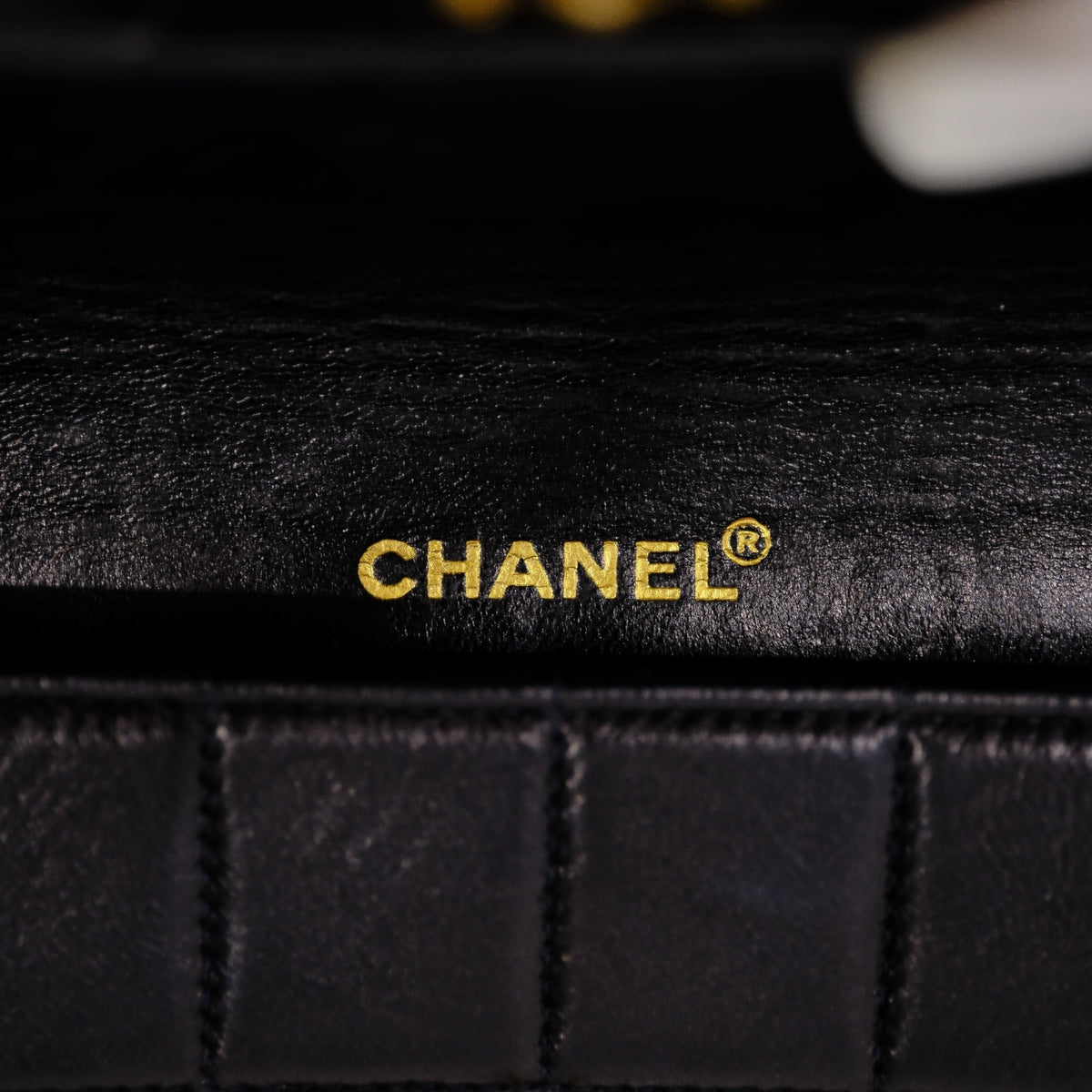 Chanel Chocolate Bar Lambskin Chain Shoulder Bag