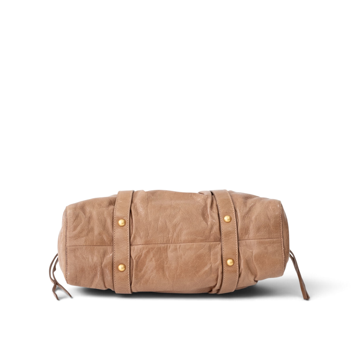 Miu Miu Vitello Lux Bow Tote